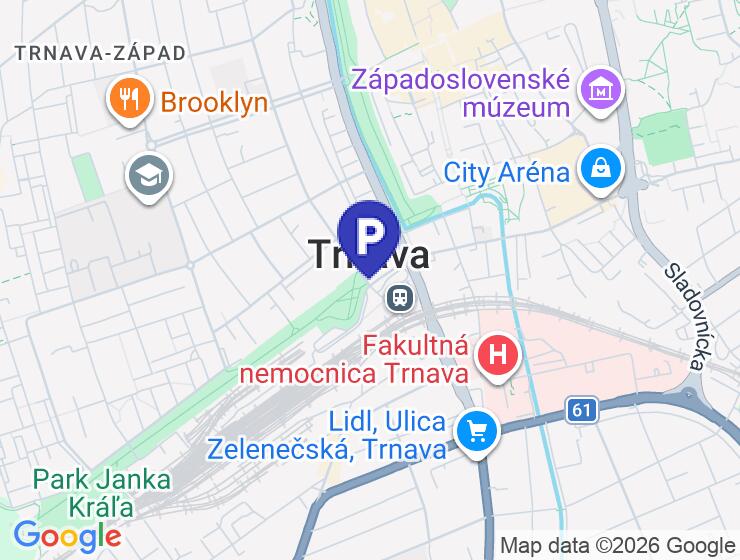 Predaj vnútorného parkovacieho státia v Trnave - projekt MIKO