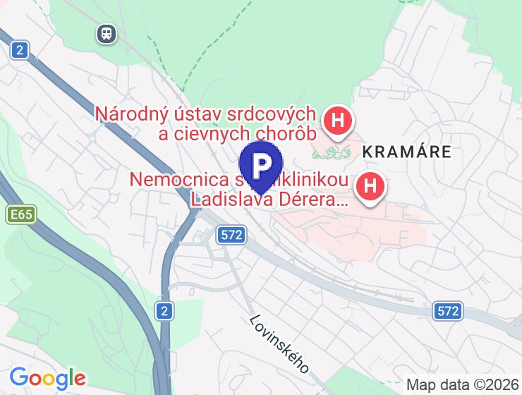 Predaj vonkajšieho parkovacieho miesta na Ďumbierskej ulici v Bratislave