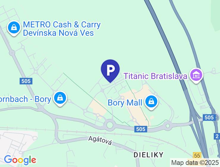 Predaj vonkajšieho parkovacieho miesta na Hany Ponickej 221, Bratislava