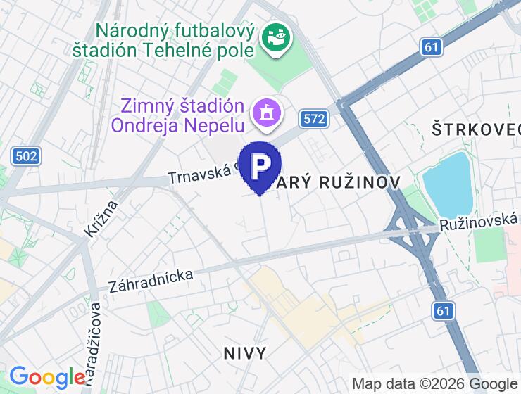 Predaj vonkajšieho parkovacieho miesta na Jégeho ulici v Ružinove