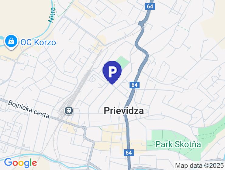 Prenájom 1-garáže s elektrickou bránou na Ul. stavbárov v Prievidzi