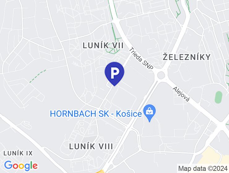Prenájom 2x parkovacie státie, Inovecká, Košice-Terasa