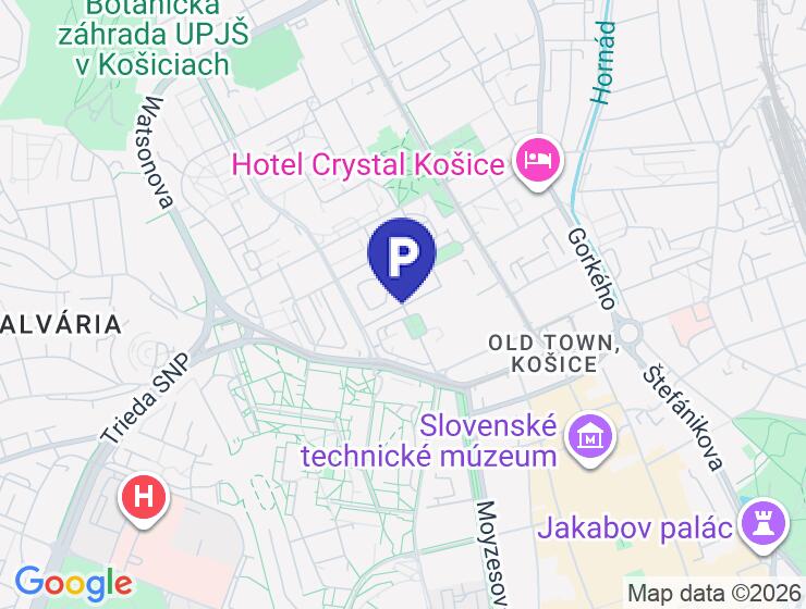 Prenájom čistej garáže na Jesennej ulici v Košiciach