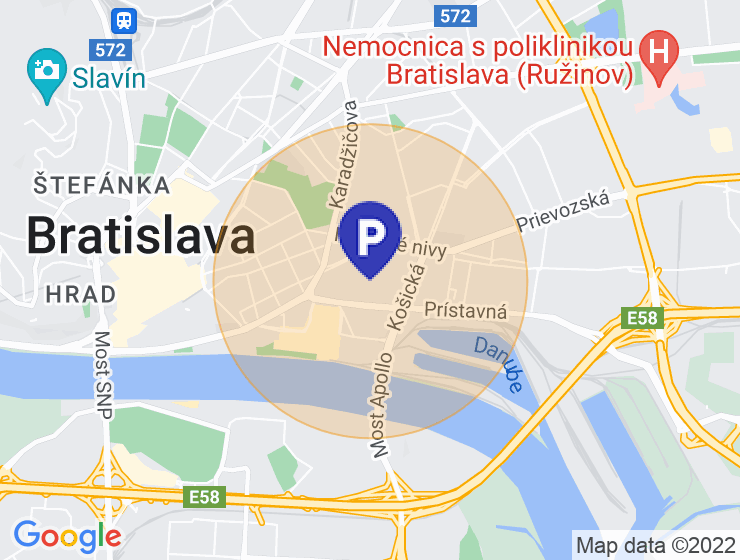 Prenajom dlhodoby okolie Skyparku