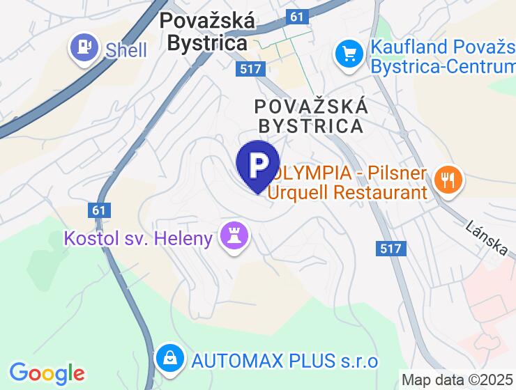 Prenájom dvoch parkovacích miest na Ulici Novomeského
