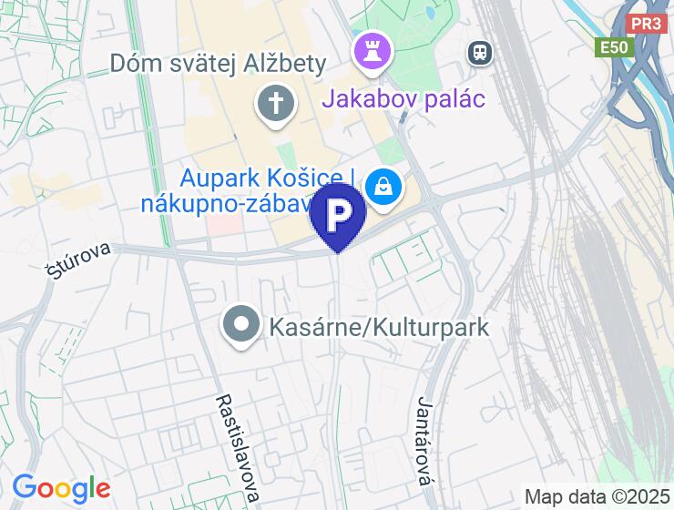 Prenájom dvoch parkovacích miest v centre mesta