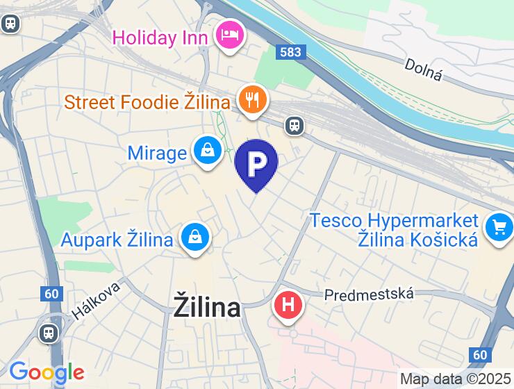 Prenájom dvoch parkovacích miest v centre na Kukučínovej ulici