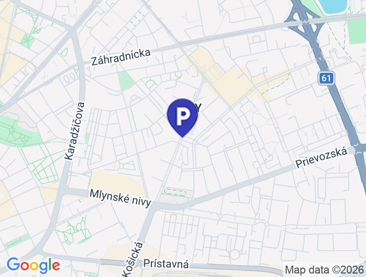 Prenájom dvoch parkovacích miest v projekte ZWIRN na Košickej ulici