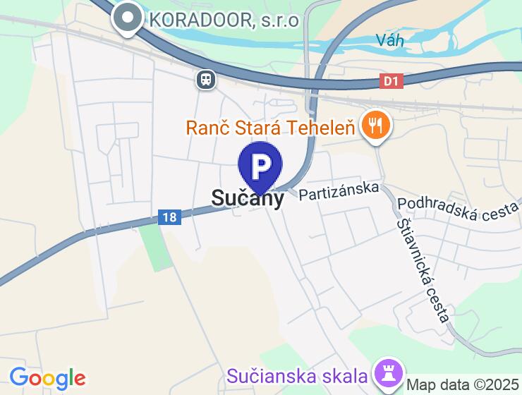 Prenájom dvojgaráže v Sučanoch s bezpečnostným systémom