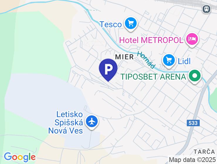 Prenájom elektricky vybavenej garáže na sídlisku Mier