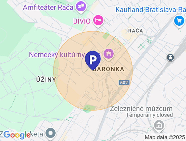 Prenájom - Garáž na Sadmelijskej ulici v Rači