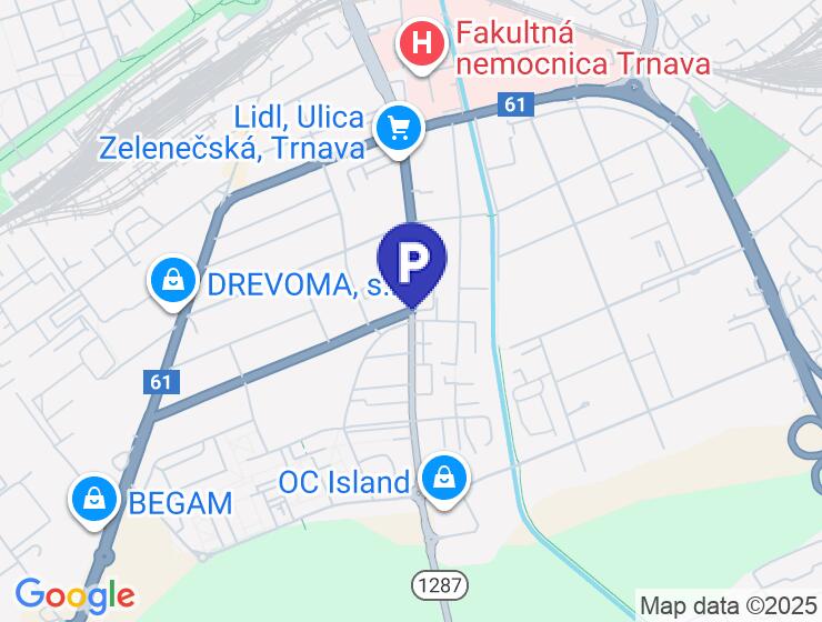 Prenájom garáže 10,64 m² v Trnave blízko centra