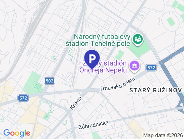 Prenájom garáže 17 m² na Moravskej ulici, Bratislava