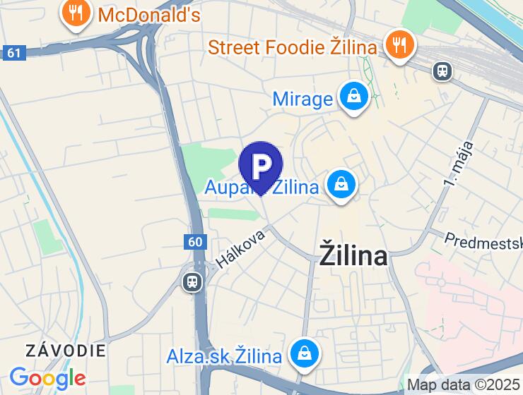 Prenájom garáže 17 m² v centre Žiliny