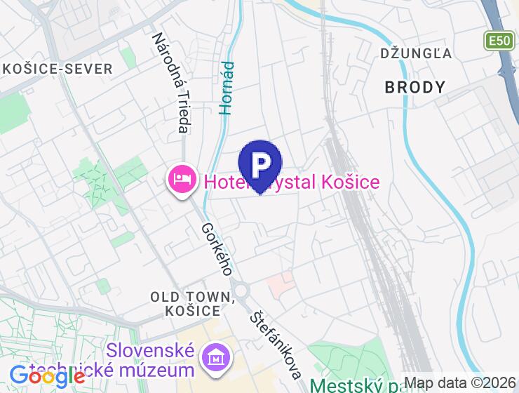 Prenájom garáže 18 m² v Košiciach, Staré Mesto, Jakobyho