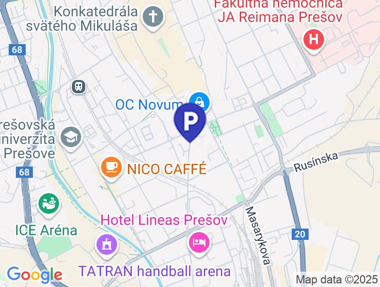 Prenájom garáže 19 m² v Prešove na ulici Jana Borodáča