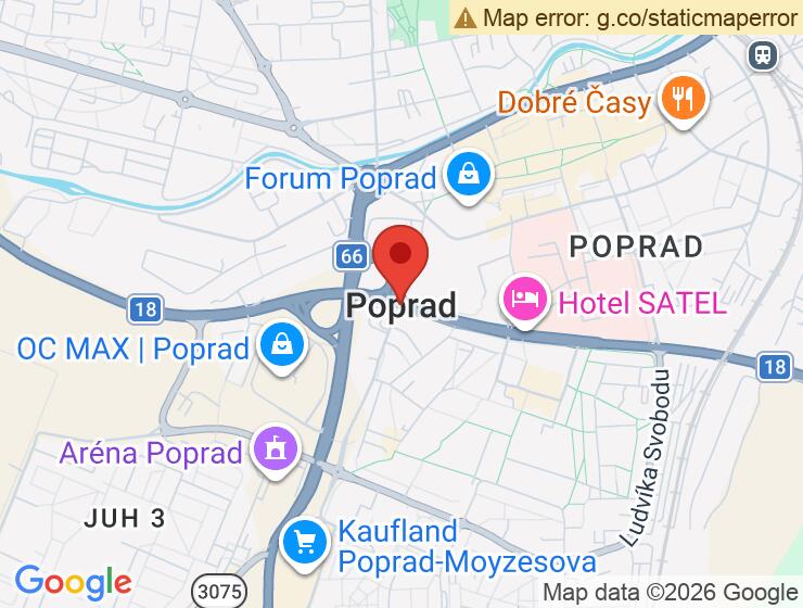 Prenájom garáže 23 m² v centre Popradu