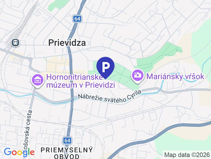 Prenájom garáže a skladového priestoru v centre Prievidze
