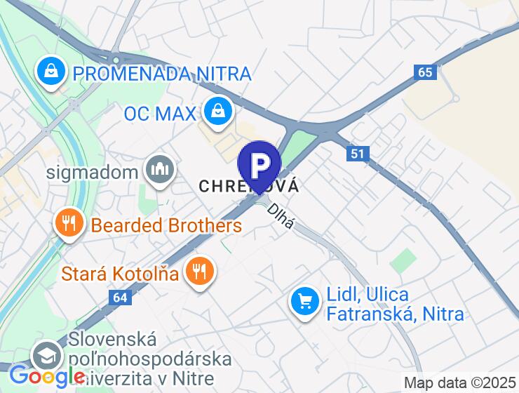 Prenájom garáže na Chrenovej ulici s rozlohou 19 m²