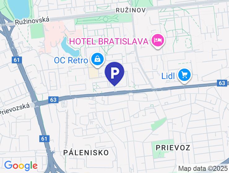 Prenájom garáže na Ďatelinovej-Muškátovej v Ružinove