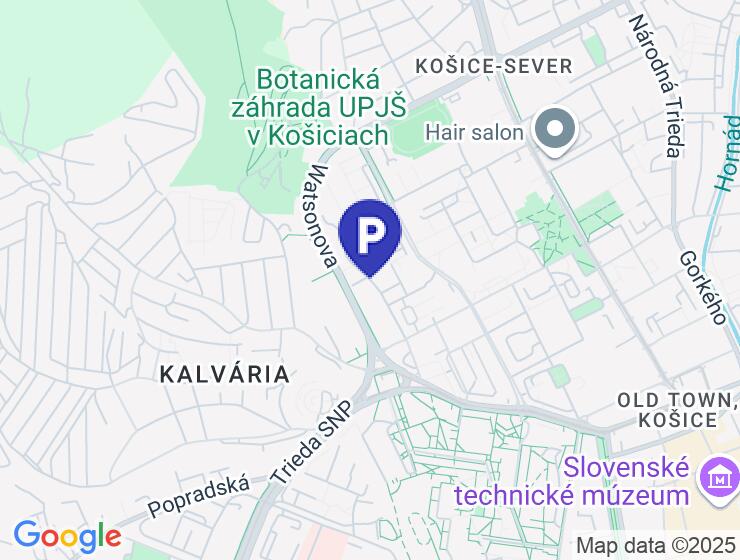 Prenájom garáže na Hroncovej ulici v Košiciach
