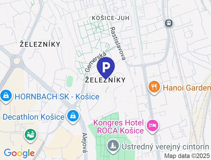 Prenájom garáže na Krakovskej ulici v Košiciach