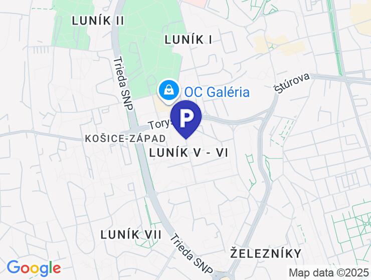 Prenájom garáže na Muškátovej ulici v Košiciach