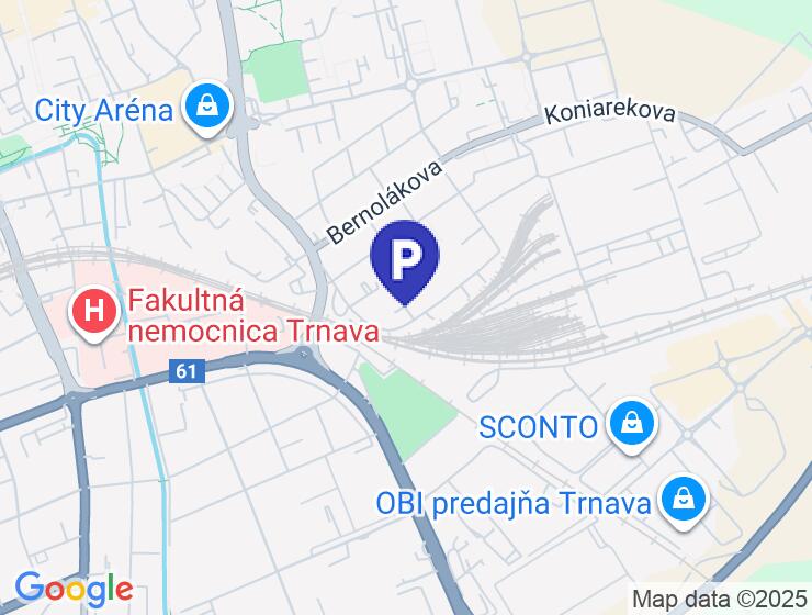 Prenájom garáže na Nobelovej ulici v Trnave