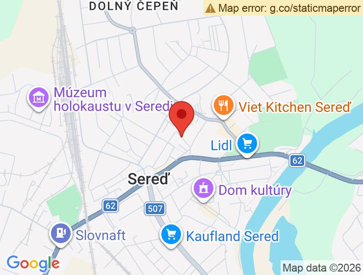 Prenájom garáže na Poštovej ulici v Seredi