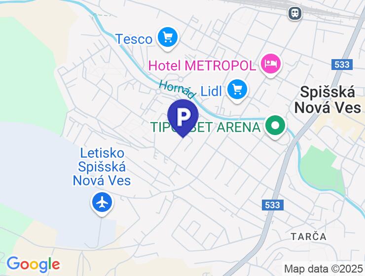 Prenájom garáže na sídlisku Mier, Komenského ulica, SNV