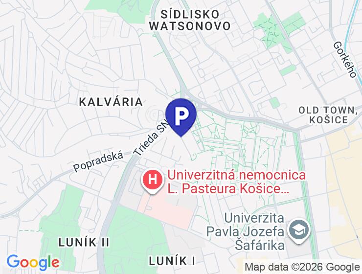 Prenájom garáže na Štítovej ulici v Košiciach