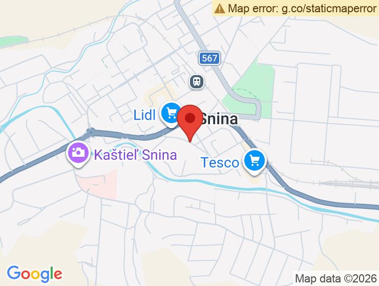 Prenájom garáže na ulici Komenského v Snine