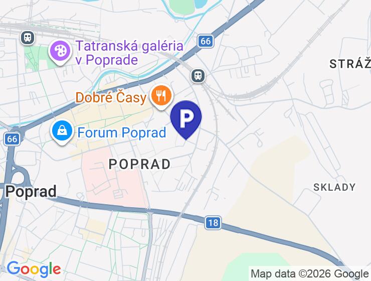 Prenájom garáže na ulici Okružná v Poprade