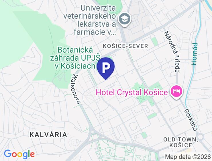 Prenájom garáže na Vysokoškolskej ulici v Košiciach – Sever