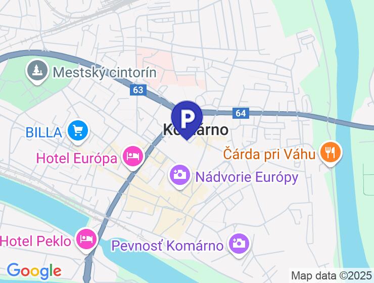 Prenájom garáže pre osobné auto v Komárne na Kapitánovej ulici