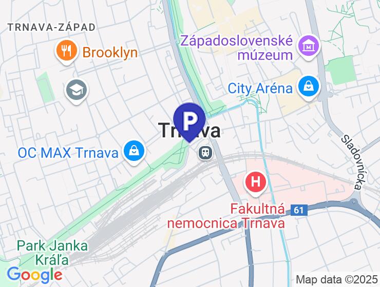 Prenájom garáže pri autobusovej stanici Trnava