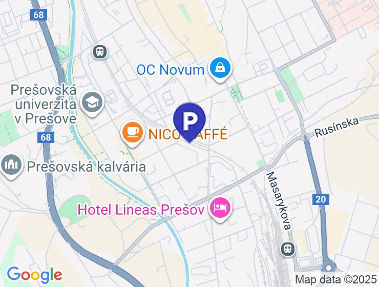 Prenájom garáže s elektrickou prípojkou v Prešove