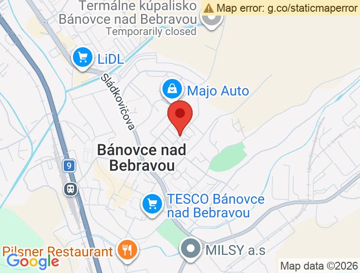 Prenájom garáže s elektrinou a jamou v Bánovciach