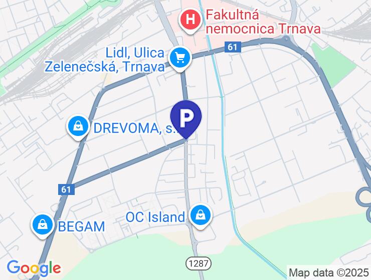 Prenájom garáže s elektrinou a vodou v Trnave