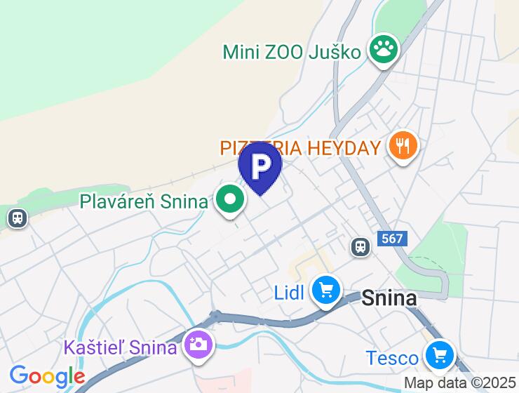 Prenájom garáže s elektrinou na Kukučínovej ulici v Snine