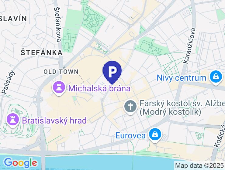 Prenájom garáže s elektrinou na Špitálskej ul. v Bratislave