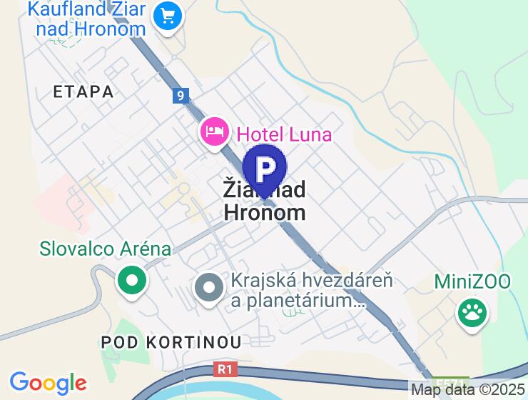 Prenájom garáže s elektrinou v Žiari nad Hronom