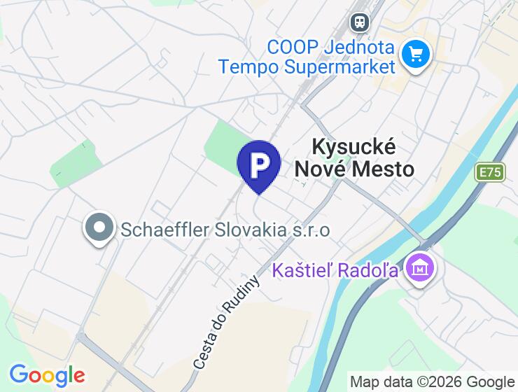 Prenájom garáže s prístupom z Lipovej ulice