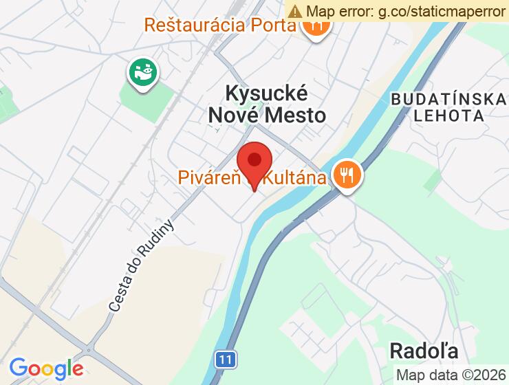 Prenájom garáže s rozlohou 18 m² na Clementisovej ulici v Kysuckom Novom Meste