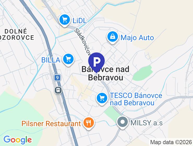 Prenájom garáže v Bánovciach nad Bebravou