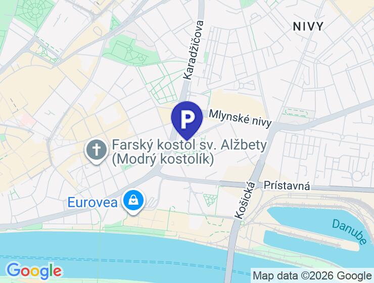 Prenájom garáže v centre Bratislavy na Továrenskej ulici