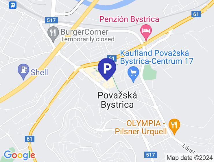 Prenájom garáže v centre Považskej Bystrice