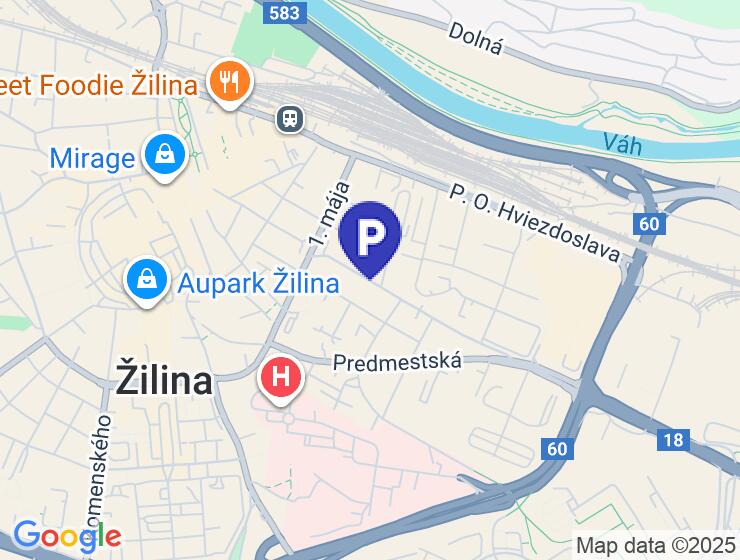 Prenájom garáže v centre Žiliny, 18 m2