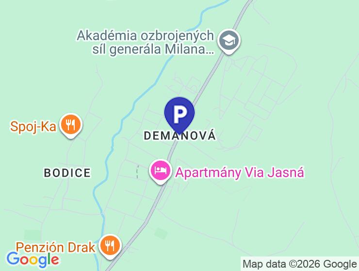 Prenájom garáže v Demänovej pri Liptovskom Mikuláši