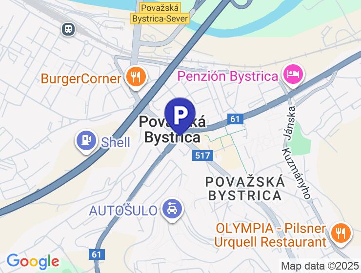 Prenájom garáže v hromadných garážach v Považskej Bystrici
